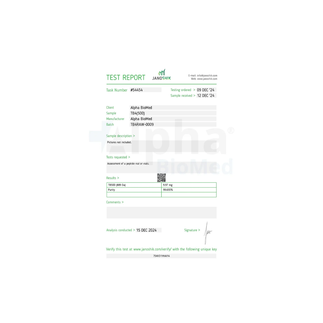 Thymosin Beta 4 (TB500) (5mg, 10mg)